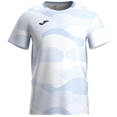 Camiseta Joma Challenge print azul blanca