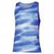 Camiseta Mizuno Dryaeroflow Graphic Tank azul blanca