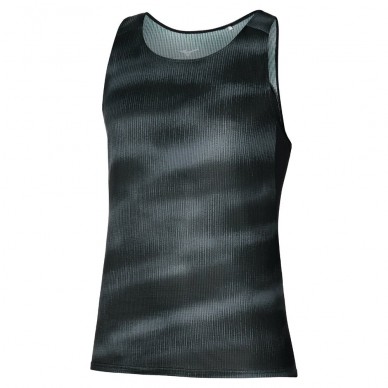 Camiseta Mizuno Dryaeroflow Graphic Tank negra