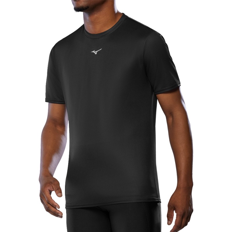 Camiseta Mizuno Core Graphic TEE negra