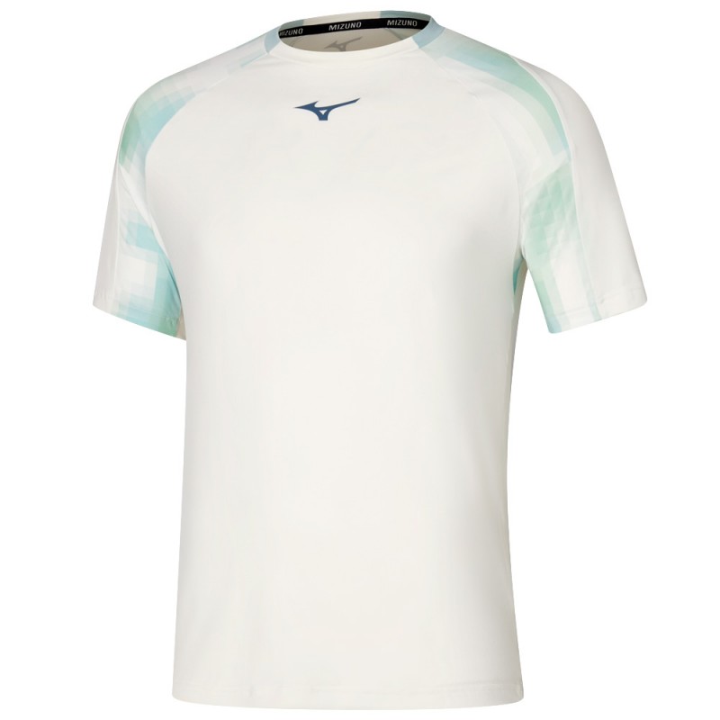 Camiseta Mizuno Tennis Shadow TEE blanca