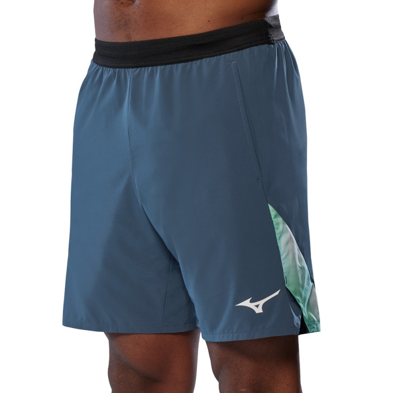Short Mizuno Tennis 8IN Amply azul indigo