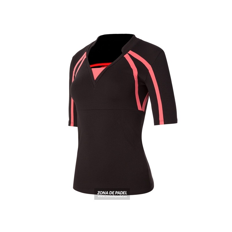 Camiseta Naffta tres cuartos Negra CL634-100405