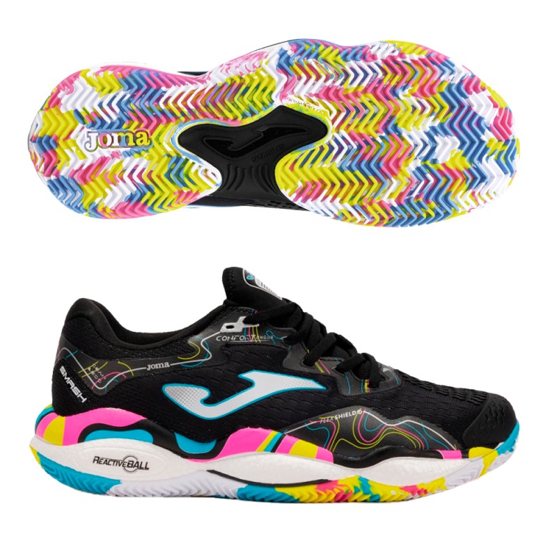 Zapatillas Joma Smash Men 2591 black multicolor 2025 Zapatillas Joma Smash Men 2591 black multicolor 2025