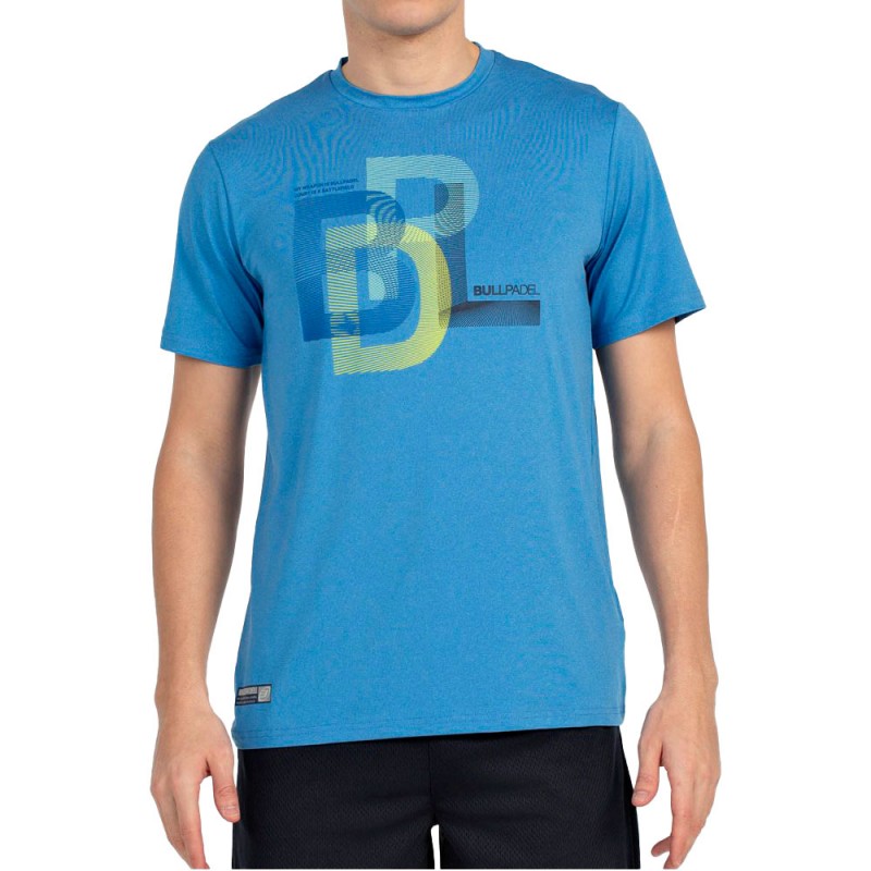 Camiseta Bullpadel Bebas azul