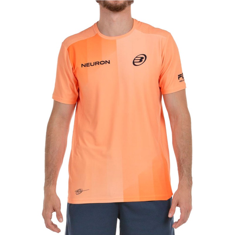 Camiseta Bullpadel Chingotto 25V naranja