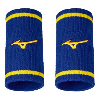 Muñequeras Mizuno Long W/Line azules