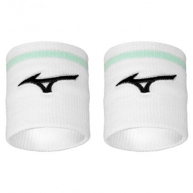 Muñequeras Mizuno Short W/Line white bay