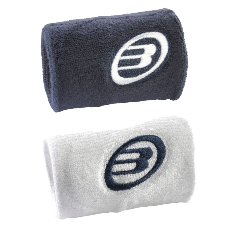Muñequeras Bullpadel BPMU253 azul marino blanca Muñequeras Bullpadel BPMU253 azul marino blanca