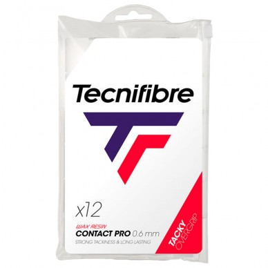 Overgrips Tecnifibre Pro Contact x12 blancos