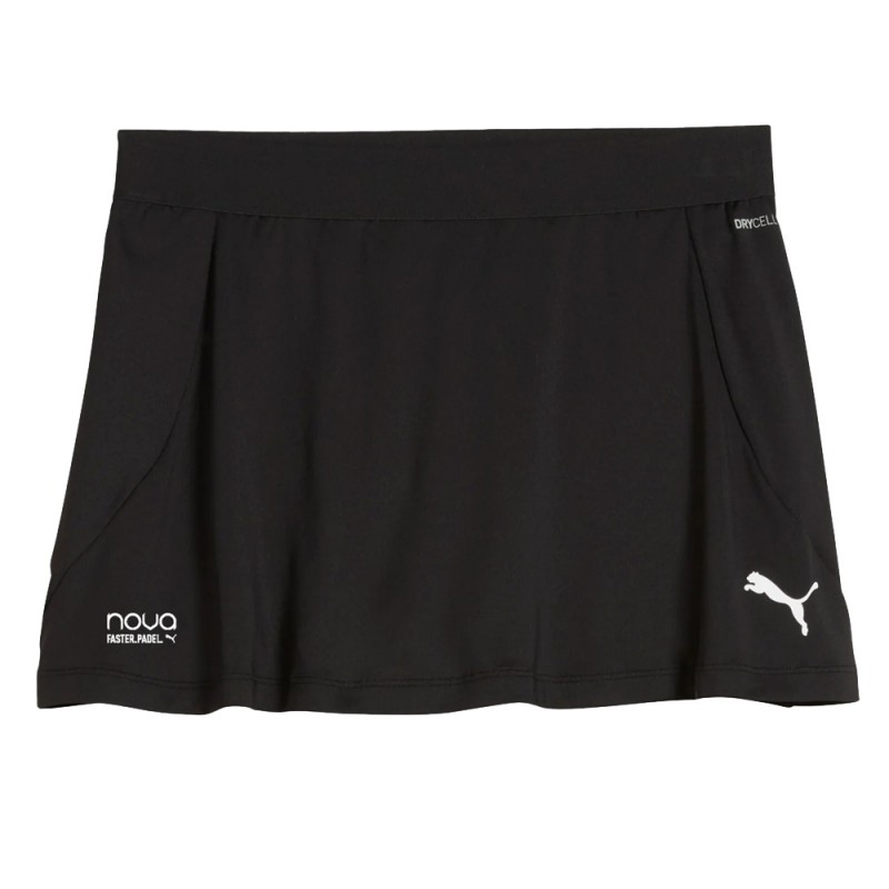 Falda Puma Individual Padel negra