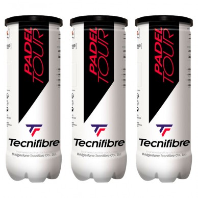 Pack 3 botes pelotas Tecnifibre Padel Tour