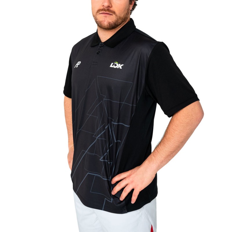 Polo Lok Wilderness A1Padel negro