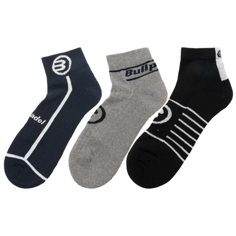 Calcetines Bullpadel BP254 Pack de 3 colores Calcetines Bullpadel BP254 Pack de 3 colores