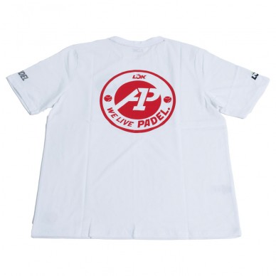 Camiseta Lok Glacier A1Padel blanca