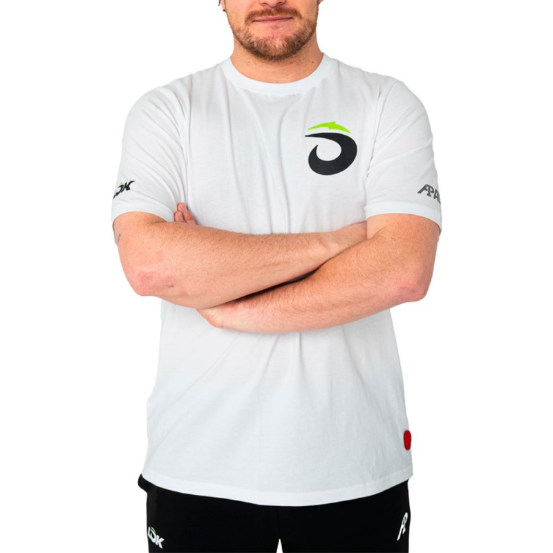 Camiseta Lok Glacier A1Padel blanca Camiseta Lok Glacier A1Padel blanca