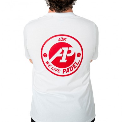 Camiseta Lok Glacier A1Padel blanca
