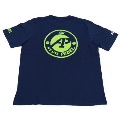 Camiseta Lok Glacier A1Padel azul marino