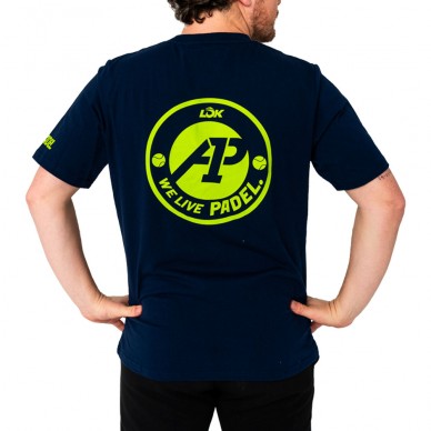 Camiseta Lok Glacier A1Padel azul marino