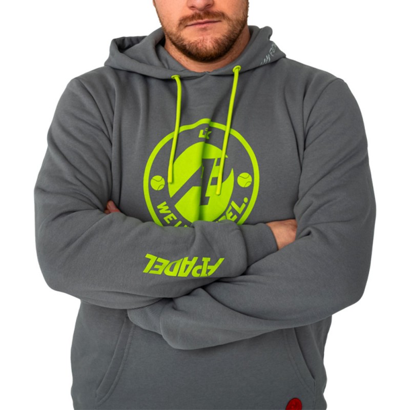 Sudadera Lok Gross A1Padel gris Sudadera Lok Gross A1Padel gris