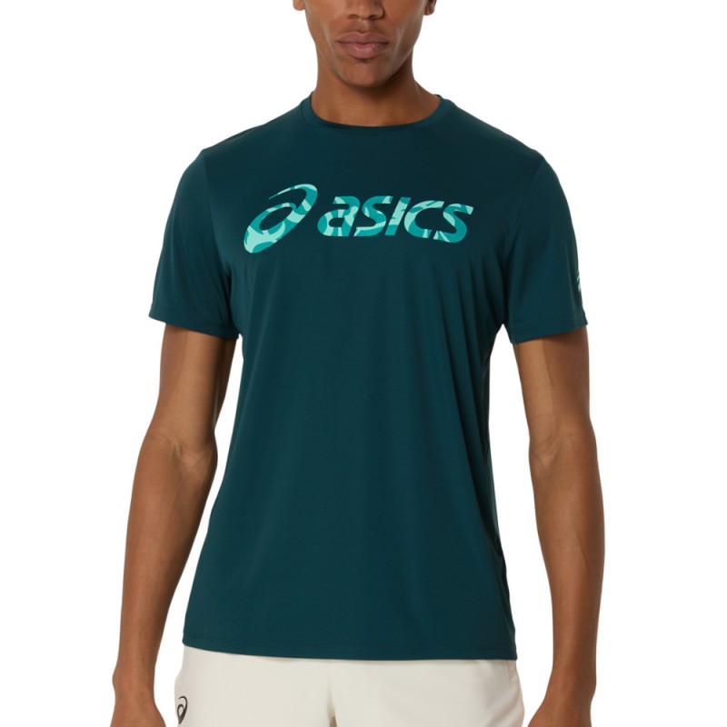 Camiseta Asics Match Seasonal Graphic TEE verde Camiseta Asics Match Seasonal Graphic TEE verde