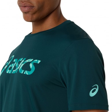 Camiseta Asics Match Seasonal Graphic TEE verde