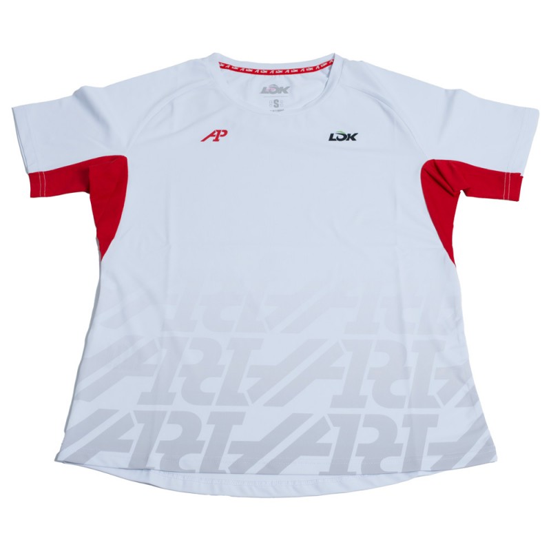 Camiseta Lok Stanish A1Padel blanca