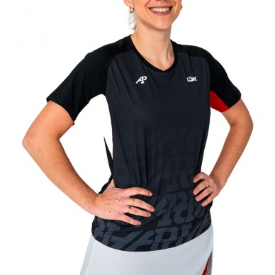 Camiseta Lok Stanish A1Padel negra