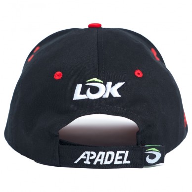 Gorra Lok Ventrer A1Padel negra
