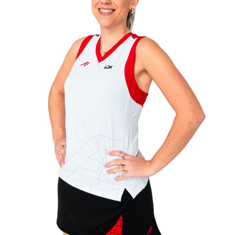 Camiseta Lok Wasatch A1Padel blanca Camiseta Lok Wasatch A1Padel blanca