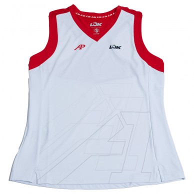 Camiseta Lok Wasatch A1Padel blanca