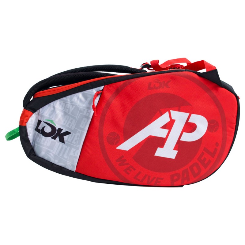 Paletero Lok Granite A1Padel rojo 2025