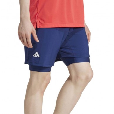 Short Adidas Club 2IN1 azul marino
