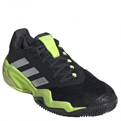 Zapatillas Adidas Barricade M Clay black lucid lemon 2025