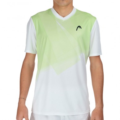 Camiseta Head Topspin blanca lima