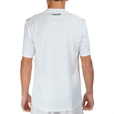 Camiseta Head Topspin blanca lima