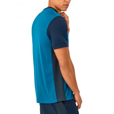 Camiseta Head Slice azul teal