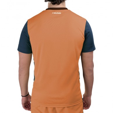 Camiseta Head Slice naranja