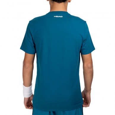 Camiseta Head Rainbow verde azulado