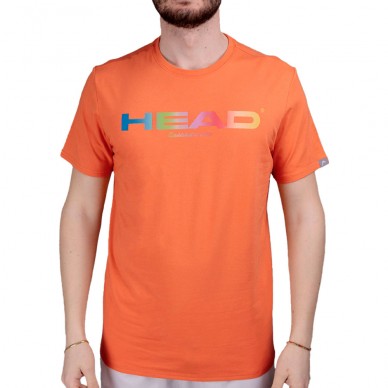 Camiseta Head Rainbow naranja