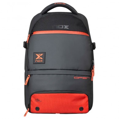 Mochila Nox Luxury Open Series roja negra