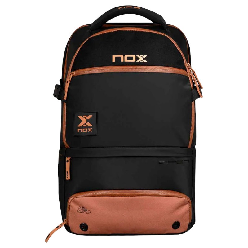 Mochila Nox Luxury Open Series negra marron Mochila Nox Luxury Open Series negra marron