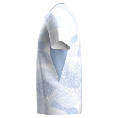 Camiseta Joma Challenge print azul blanca