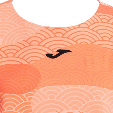 Camiseta Joma Challenger Woman print naranja