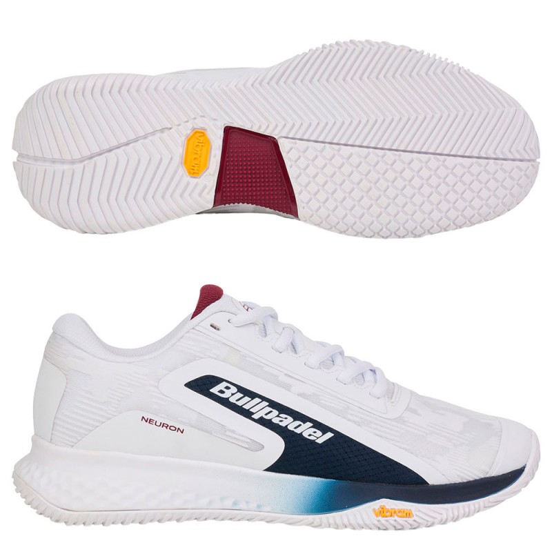 Zapatillas Bullpadel Neuron Vibram burdeos white 2025