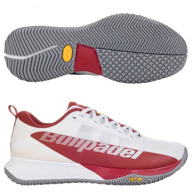 Zapatillas Bullpadel X-Plo Vibram 25I maroon white 2025