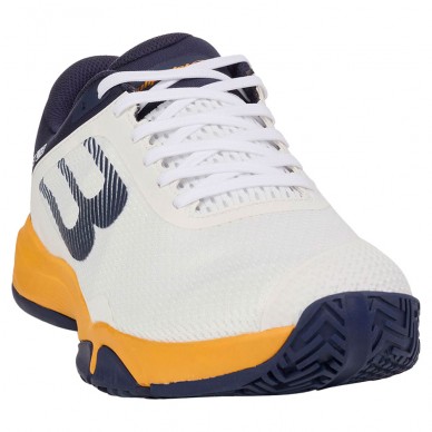 Zapatillas Bullpadel Hybrid Fly 25I white orange 2025
