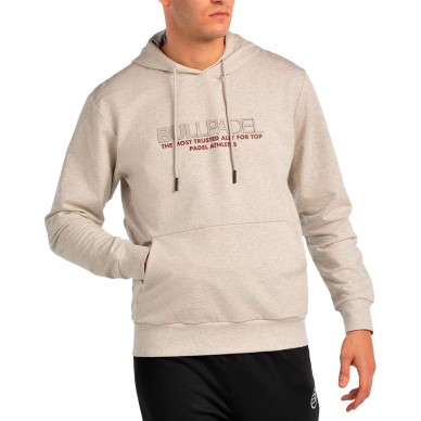 Sudadera Bullpadel Boyen gris vigore