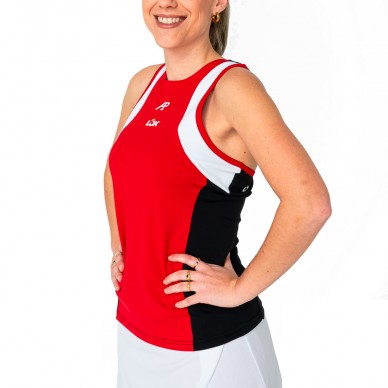 Camiseta Lok Elk A1Padel roja blanca negra