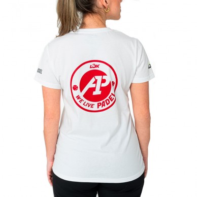 Camiseta Lok Glacier Woman A1Padel blanca